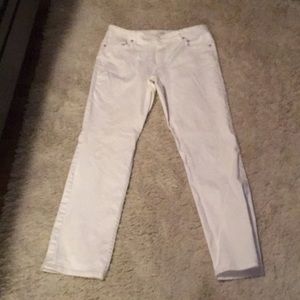 Loft white jeans